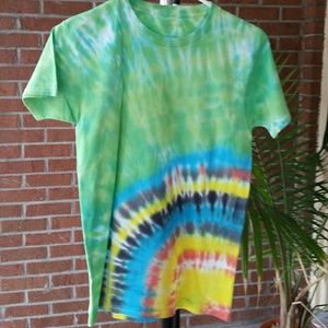 New hand dyed tie dye t shirt.